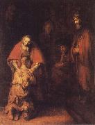 REMBRANDT Harmenszoon van Rijn The Return of the Prodigal Son USA oil painting artist